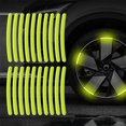 thumbnail image 1 of Active Radiance 20pcs Car Tire Rim Reflective Sticker Night Warning Strip Motorcycle Decals Auto Reflector Bike Wheel Hub Stickers, 1 of 8
