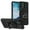 Black, variant on Fashion Case with Holder Stander Kickstand Drop Resistant Shockproof Case For Motorola Edge 2024 For Moto Edge 2024