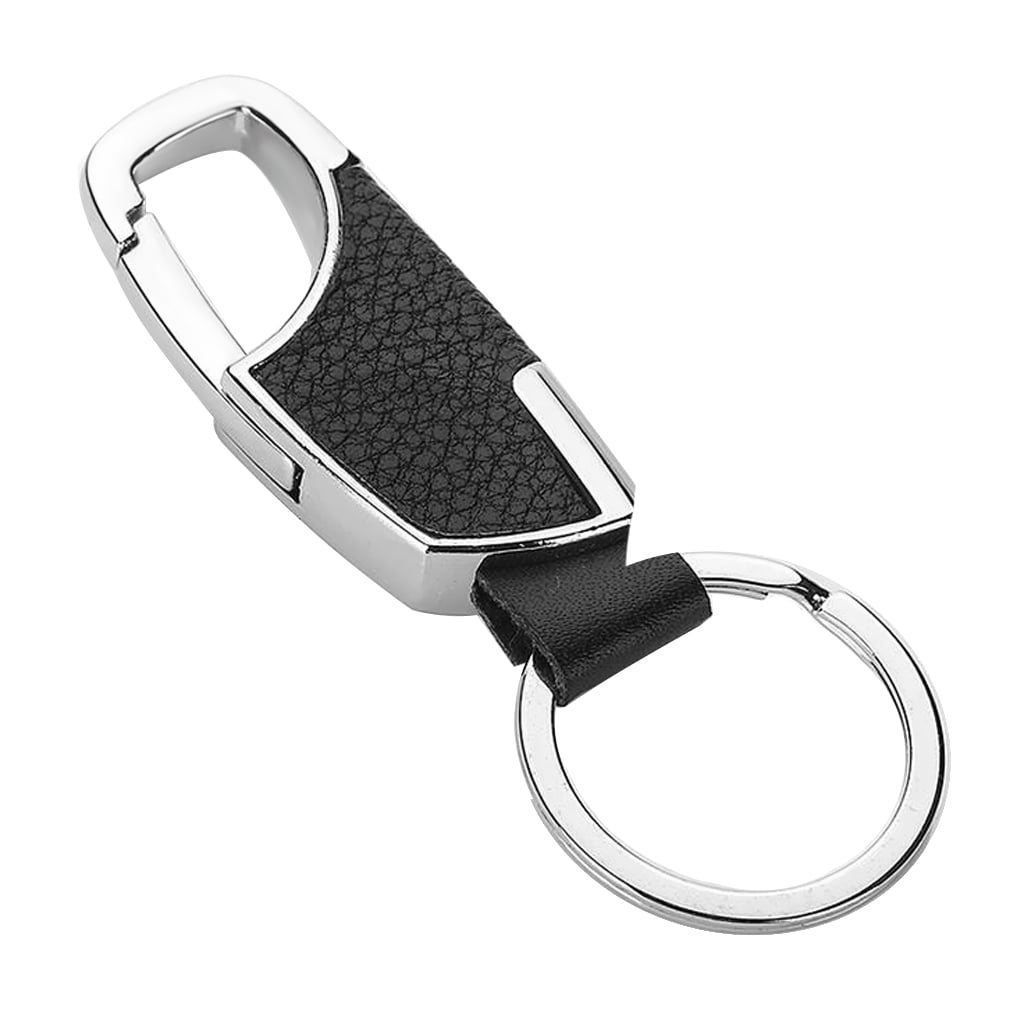 Metal Car Key Ring with Snap Hook Keyfob Lobster Clasp for Women Men 