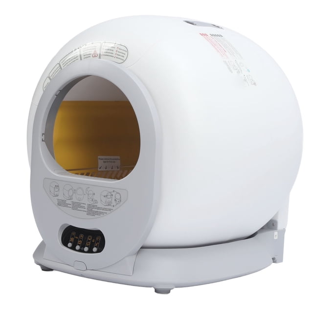 Smart Cat Toilet, Large Capacity APP Control Automatic Litter Box for Multi Cats