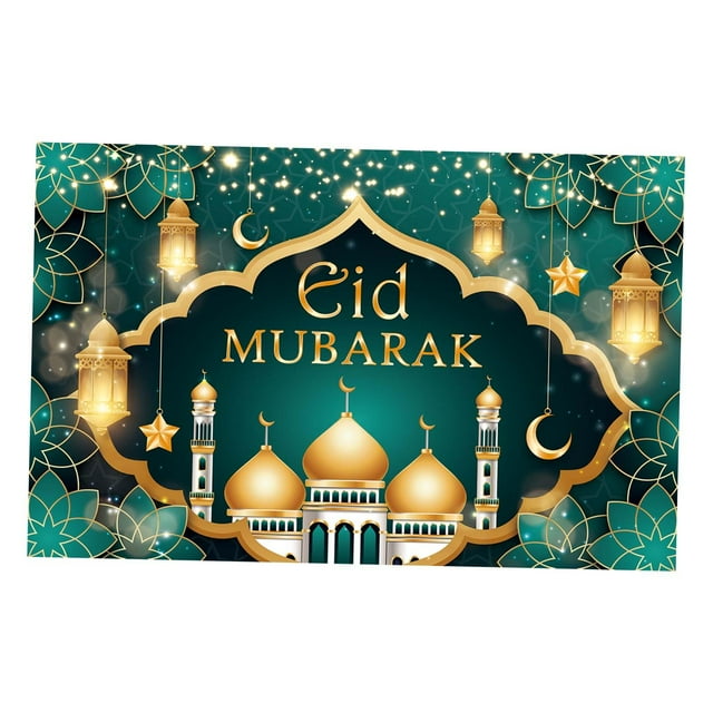 Telón de fondo de Eid Mubarak Macarena decoraciones de fotografía 180x115cm