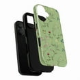 thumbnail image 4 of Floral iPhone Case – Wildflower TPU Protective Phone Cover for iPhone 16, 15, 14, 13, 12, 11, Pro & Plus Models (Green), 4 of 5