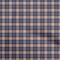 thumbnail image 1 of oneOone Cotton Poplin Twill Navy Blue Fabric Check Craft Projects Decor Fabric Printed By The Yard 56 Inch Wide, 1 of 4
