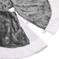 thumbnail image 6 of Cheers.US Plush Velvet Sherpa Christmas Tree Skirt, Large Classic Tree Collar, Large Velvet Tree Skirt Country Rustic Indoor Xmas Decorations for Party and Holiday,Washable-35.43", 6 of 7