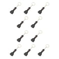 thumbnail image 2 of Greeniant LLavero de tema marino personalizado, Kayak, surf, , colgantes colgantes, regalo entusiasta de silicona, llavero, etiqueta decorativa Negro 10Conjunto, 2 of 6