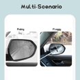 thumbnail image 4 of Escobilla de goma para espejo lateral de coche, limpiador de limpiaparabrisas de espejo retrovisor retráctil, accesorios exteriores interiores portátiles para vehículos para clima lluvioso y brumoso, 4 of 4