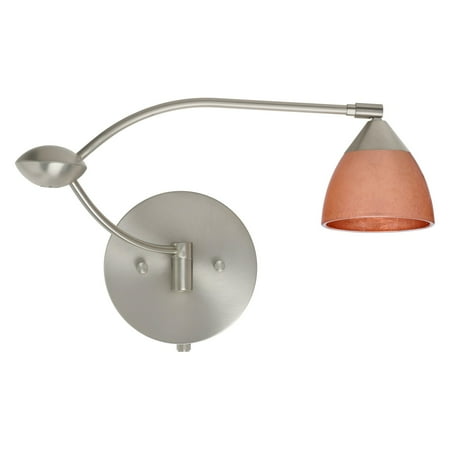 Divi Gold Foil - Besa 1WU-1758CF Copper Foil Divi Wall Light
