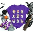 thumbnail image 5 of T-Shirt de Lecture Mignon pour Dames d'Halloween, Manches Courtes, Décontracté, Intéressant, Généreux, 5 of 5