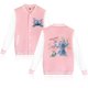thumbnail image 1 of 90s Disney Hoodie Lilo Stitch Baseball Jacket Men Women Sweatshirt Kids Boys Girls Harajuku Jackets Streetwear College Coats Y2k120CM Gao Jinjia LED, 1 of 2