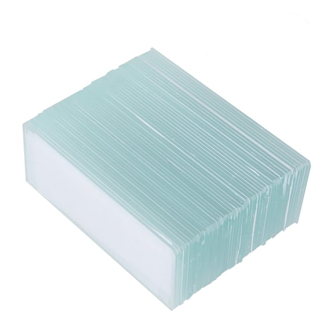MasteelfCA 100 Pcs de Diapositives en Verre Vierges pour Microscope pour Éducation Biologique de Base