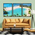 thumbnail image 3 of IDEA4WALL 3 Piece Canvas Wall Art Tropical Palm Trees Canvas Prints Framed Wall Art Decor, 3 of 4