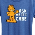 thumbnail image 3 of Garfield - Ask Me If I Care - Women's Short Sleeve Graphic T-Shirt, 3 of 5