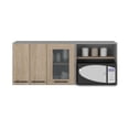 thumbnail image 2 of FSC - Certified and TSCA - Compliant - Enhance Your Room with a Beige Glass Wall Cabinet, 2 of 4