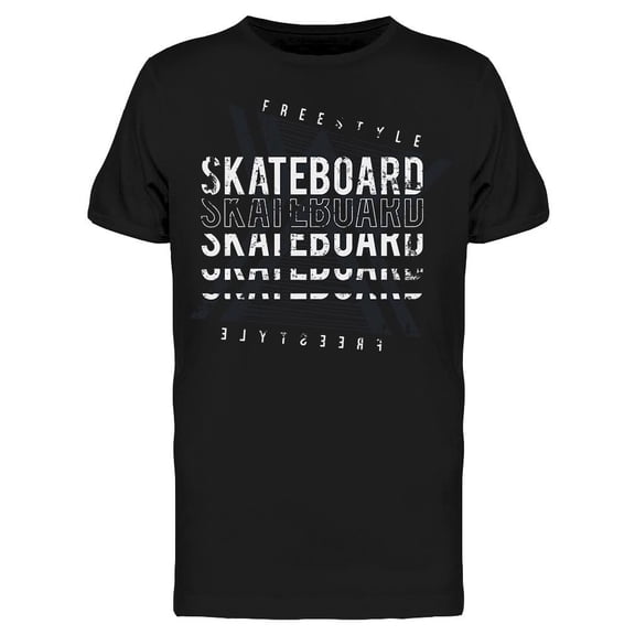 Freestyle Skateboard Freestyle T-Shirt Men -Image by Shutterstock, Male x-Large