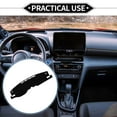 thumbnail image 2 of Unique Bargains Dash Cover Compatible for Toyota Venza, Non-Slip Polyester Center Console Dashboard Cover Pad Carpet Black For Toyota Venza 2021-2022, 2 of 6