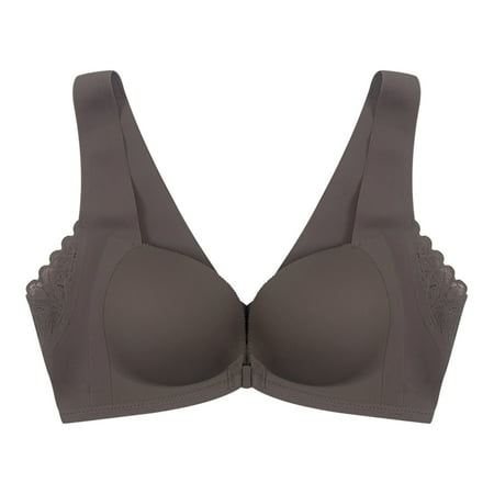 

Women s Bras Women s Comfortable Front Buckle Closure Without Steel Ring Anti Sagging Seamless Beautiful Back Sexy Bra Lingerie For Women
