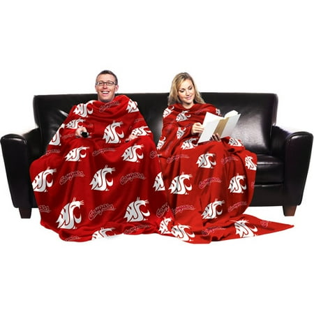 NCAA Washington State Cougars Blanket with Sleeves