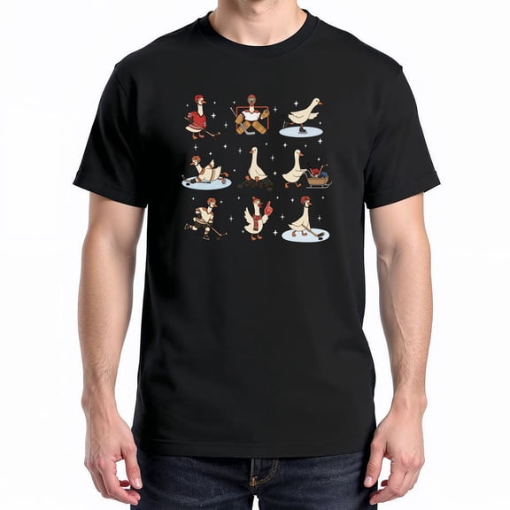 Silly Goose Hockey T-Shirt – Sports Fan Humor – Game Day Enthusiast