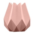thumbnail image 2 of Maceta hidropónica para plantas suculentas, imitación de origami de cerámica Maceta de flores secas Maceta pequeña para plantas bonsai Pequeño Rosa Macarena florero decorativo, 2 of 7