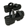thumbnail image 2 of Nmnitkp ~ Women Open Toe Two Bands Lug sole Fashion Block Heel Sandals with Adjustable Ankle Strap,Slippers for Women,Platform Sandals Women, 2 of 7