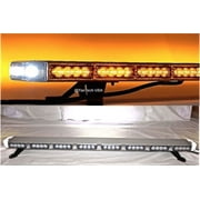 47" Amber LED Emergency Strobing Light Bar w/ Take Down, Alley, Brake/Turn Signal - YanTech