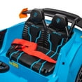 thumbnail image 5 of 24V Lamborghini Huracan Ride On Car, Battery Powered Electric Car with Parent Remote Control, USB Port, Bluetooth, Drifting, LED Lights, Music and 2 Speeds for Kids Ages 3-8, Blue, 5 of 9