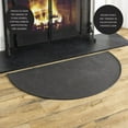 thumbnail image 4 of Goods of the Woods Charcoal Fireplace Rug, 4' Rectangle, Guardian, 4 of 5