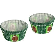 Angle View: CupcakeCreations BKCUP-8978 Standard Cupcake Baking Cup, Football, 32-Pack