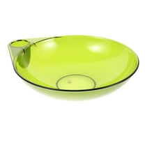 Three-phase Ornaments Creative Fruit Plate 26.30X21.80X5.50CM Green