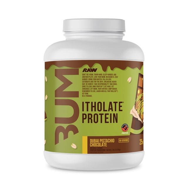 PROTEINA RAW CBUM ITHOLATE 5 LBS SABOR DUBAI PISTACHIO CHOCOLATE