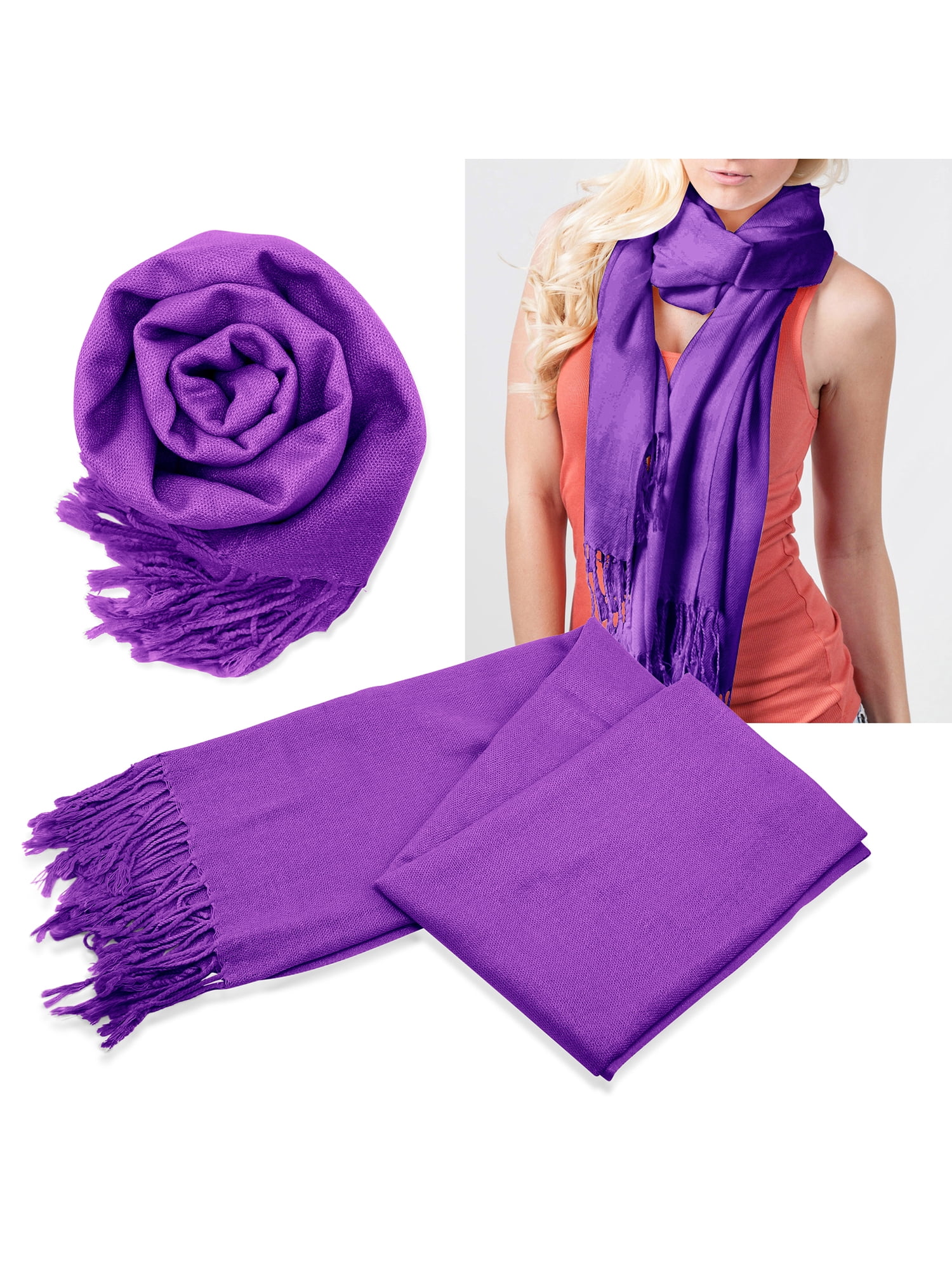 Lady Women Fashion Stylish Soft Silk Chiffon Voile Scarf Wrap Neck Shawl Stole 