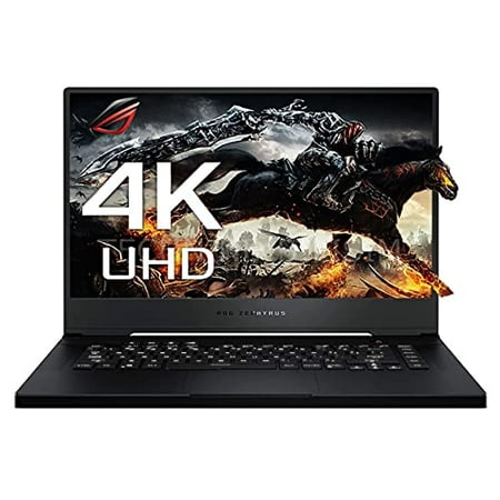 ASUS ROG Zephyrus M15 15.6" 4K Ultra HD (3840 x 2160) Gaming Laptop, Intel Core i7-10750H, 16GB Memory, 1TB SSD, NVIDIA GeForce RTX 2060, Windows 10, Prism Black