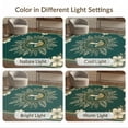 thumbnail image 7 of ODIKA Dining Under Symmetrical Delicate Blossoms Table Mushroom Non-Slip Chair-Friendly for Home Office, Gaming Room, Desk, 7 of 7