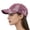 Hot Pink, variant on Denim Baseball Cap For Men Washable Gradient Hole American Trendy Soft Top Cap Baseball Cap For Women Large Head Visor Cap 4th of July Accessories