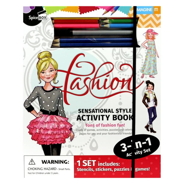 SpiceBox Children's Art Kits Imagine It Fashion Age Range 8+