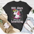 thumbnail image 5 of 100Th Day Of School Unicorn Girls 100 Days Of School V3 TShirt, 5 of 6