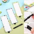thumbnail image 3 of Dosaele Blocs-Notes Magnétiques 3x8 Pouces pour Cuisine, Réfrigérateur, Mémo, Impression de Fruits, Bloc-Notes, 3 of 11