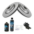 thumbnail image 2 of TRQ Rear Ceramic Brake Pad & Coated Rotor Kit for Audi S3 TTS w/Fluids BKA24726 Fits select: 2018-2019 VOLKSWAGEN ATLAS, 2019 AUDI A3, 2 of 6