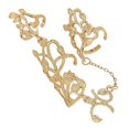 thumbnail image 4 of Stylish Golden Full Finger Ring Fashion Accessory For Parties 1Set, 4 of 4