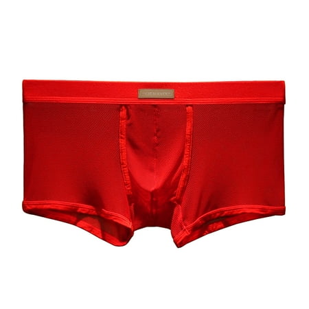 

Arjen Kroos Men s Underwear Breathable Mesh Boxer Briefs Trunks