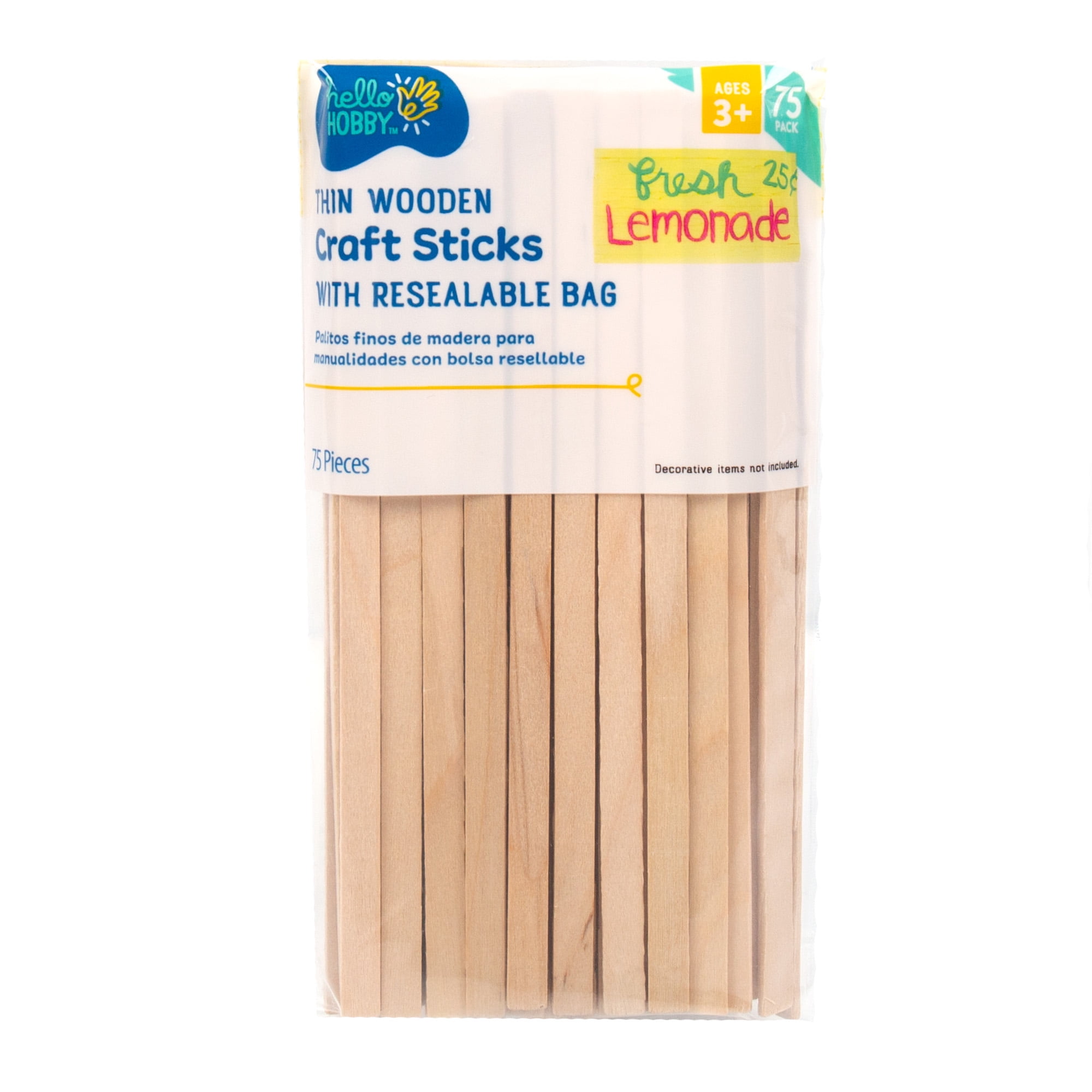Wavy Jumbo Wood Craft Sticks by Creatology®