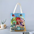 thumbnail image 2 of Petronix Defenders Bolso de tela con estampado de lienzo para mujer, bolsa de compras reutilizable y estética, con cremallera interior, regalo para mujer,40*45cm., 2 of 6