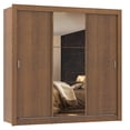 thumbnail image 1 of Ropero Closet Madesa Mônaco 3 Puertas 1 Espejo Marrón 10, 1 of 5