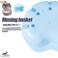 thumbnail image 3 of Mckkor Retainer Case, Retainer Cleaner Case, Definitely No-Leak Denture Case Denture Bath Box for Traveling Perfectly, Denture Cup with Strainer & Mirror(Blue), 3 of 8