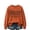 Brown_02, variant on Sweatshirts for Women Vintage Washed Salem Broom Witch Theme Printed Crew Neck Long Sleeve Pullover Relaxed Casual Fall Halloween Top Saffron XXL