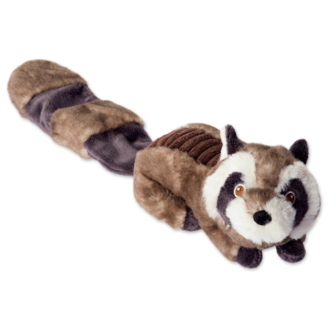 Juguete para mascotas Design Imports Raccoon Plush Squeaker 17 de largo