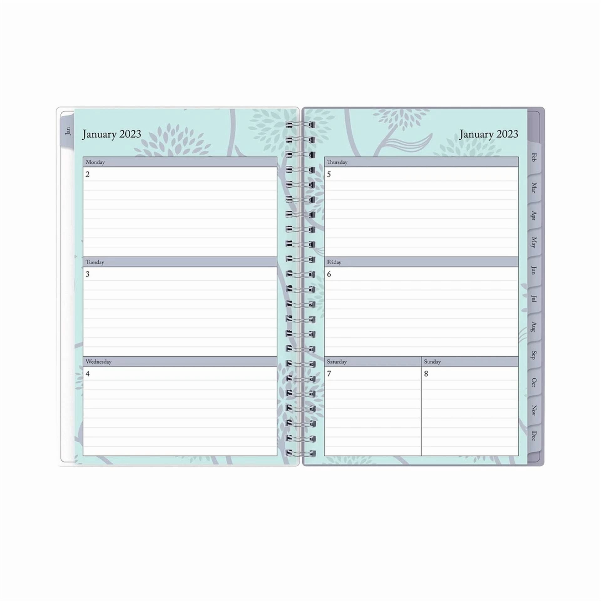 Blue Sky 2023 Weekly And Monthly Planner, January - December, 5" X 8", Froste...