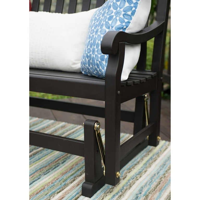 Better homes & gardens delahey outdoor glider bench dark deals