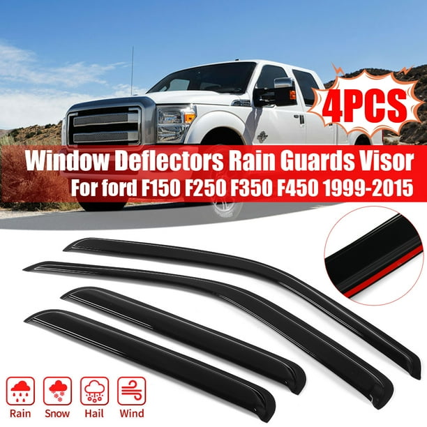 Window Visors Sun Rain Guards for ford F150 F250 F350 F450 1999