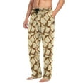 thumbnail image 5 of Bread Slices Men's Pajama Pants with Pocket Lounge Pants Pajama Sleep Pant Pj Comfortable, 5 of 7